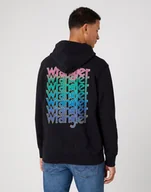 Bluzy męskie - WRANGLER GRAPHIC HOODIE MĘSKA BLUZA LOGO NADRUK W674I4100 112331943 - Wrangler - miniaturka - grafika 1