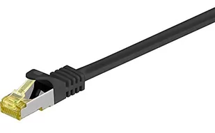 MicroConnect RJ-45/RJ-45 kat.7 S/FTP Czarny 10m SFTP710S - Patchcordy - miniaturka - grafika 1