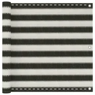 Ogrodzenia - Elior Antracytowo-biały parawan balkonowy B5-K89 - miniaturka - grafika 1