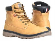 Buty sportowe męskie - Buty Męskie U.s. Polo Assn. ZIGGY002A-YEL Trapery - miniaturka - grafika 1