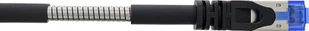 InLine InLine® Patch cable armoured, U/FTP, Cat.6A, black, 25m - Patchcordy - miniaturka - grafika 1