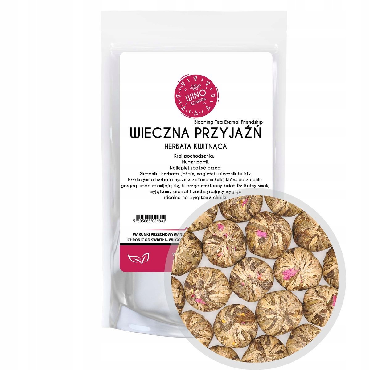 Herbata kwitnąca zielona Wieczna Przyjaźń - Eternal Friendship - 3szt 27.00