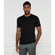 Koszulki męskie - HUGO T-shirt Dimerstee Slim Fit stretch - miniaturka - grafika 1