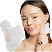 Masażery - Kamień Gua Sha masaż twarzy redukujący opuchliznę i cienie pod oczami UDDO - miniaturka - grafika 1