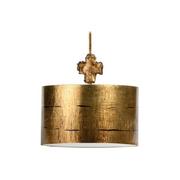 Lampy sufitowe - Elstead Lighting Fragment Large Gold 1lt pendant FB/FRAGMENT-G/PL Elstead lampa wisząca stylowa abażurowa FB/FRAGMENT-G/PL) - miniaturka - grafika 1