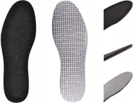 Akcesoria obuwnicze - G10-77 CZARNE FILCOWE ALUTERMICZNE WKŁADKI DO BUTÓW 7mm ZIMOWE WYŚCIÓŁKI 44 - miniaturka - grafika 1