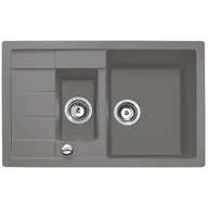 Zlewozmywaki - Teka Zlew MAESTRO tegranit ASTRAL 60x60 B-TG aluminium 40143577 - miniaturka - grafika 1