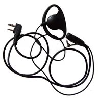 Krótkofalówki - Mikrofonosłuchawka D-Shape do radiotelefonów z gniazdami typu Kenwood / Wouxun np. Baofeng UV-5R - miniaturka - grafika 1
