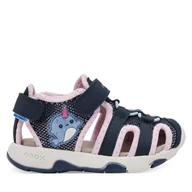 Buty dla dziewczynek - Sandały Geox B Sandal Multy B550DA 0AS50 CF48T S Granatowy - miniaturka - grafika 1