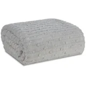 Koce - Koc EUROFIRANY D91 Lisa 130 x 170 cm Srebrny - miniaturka - grafika 1