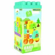 Klocki - Wader Baby Blocks - 20 sztuk - miniaturka - grafika 1