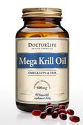 Serce i układ krążenia - DOCTOR LIFE DOCTOR LIFE Mega krill oil 60 kaps - miniaturka - grafika 1