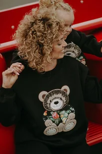 Bluza oversize Bloom Teddy dla mamy i taty - Bluzy damskie Bluza oversize Bloom Teddy dla mamy i taty - Bluzy damskie - miniaturka - grafika 1