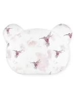 Kołdry i poduszki dla dzieci - Lulumi Poduszka bambusowa Miś Colibri pink - miniaturka - grafika 1