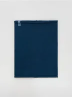 Apaszki i szaliki damskie - Reserved - Bawełniany komin z naszywką - niebieski - miniaturka - grafika 1