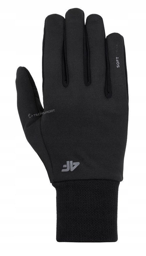 4F RÄKAWICZKI SOFTSHELLOWE WIATROSZCZELNE DOTYK / rozm XL