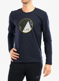 Bluza bez kaptura CMP Karel T-Shirt LS - antracite - Koszulki sportowe damskie - miniaturka - grafika 1