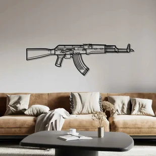 DEKORACJA ścienna Obraz AK-47 - Dekoracje domu - miniaturka - grafika 1