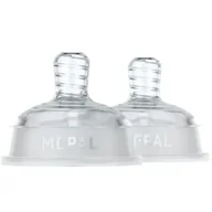 Smoczki do butelek - Mepal Smoczek do karmienia niemowląt ze średnim przepływem Mio 108062553100 2 szt. - miniaturka - grafika 1