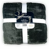 Koce - Koc Z Mikrofibry 150X200 Grafitowy, Ciepły, Miękki Dla Alergików - miniaturka - grafika 1