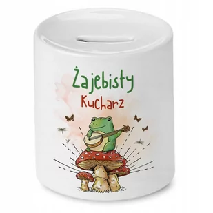 Skarbonka Dla Kucharza Idealny Imieniny Prezent z Nadrukiem ze Zdjęciem - Skarbonki - miniaturka - grafika 1