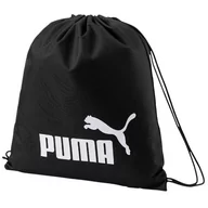 Plecaki worki - Puma, Worek, Phase Gym Sack 074943 01, czarny - miniaturka - grafika 1