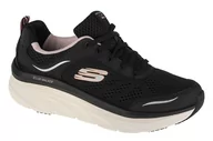 Sneakersy damskie - Skechers D'Lux Walker-Infinite Motion 149023-BKPK damskie sneakersy, czarne, rozmiar 37 - miniaturka - grafika 1
