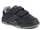 Buty dla chłopców - Buty dziecięce Big Star OO374096 chłopięce czarne skórzane na rzepy-35 - miniaturka - grafika 1