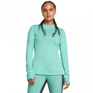 Damski longsleeve do biegania Under Armour UA Qualifier Cold LS - miętowy - Koszulki i topy damskie - miniaturka - grafika 1