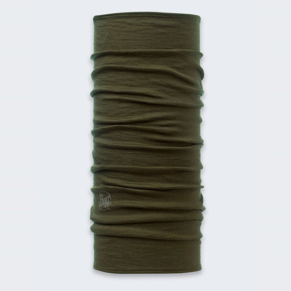 Komin wielofunkcyjny z wełny merynosów Buff Safety Merino Wool Cedar