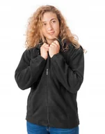 Bluzy damskie - Bluza Polarowa Damska Polar Damski 557 r M czarna - miniaturka - grafika 1