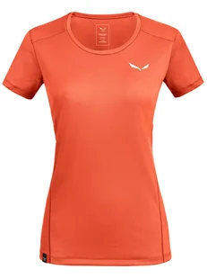 Salewa Koszulka funkcyjna w kolorze pomarańczowym - Koszulki sportowe damskie - miniaturka - grafika 1