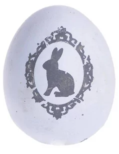 Jajko z kamienia białe maxi - Figurki dekoracyjne - miniaturka - grafika 1