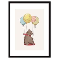 Wyposażenie pokoiku dziecięcego - Obrazek Bubble Dreams Bear - miniaturka - grafika 1