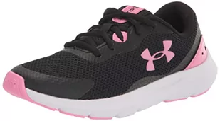 Under Armour Girl UA GGS Surge 3 buty do biegania, Czarny fioletowy lód różowy szok, 38.5 EU - Buty dla dziewczynek - miniaturka - grafika 1