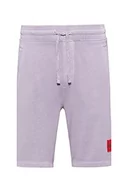 Spodenki męskie - HUGO Męskie spodnie dresowe Diz_d, Jasny/pastelowy róż688, L - miniaturka - grafika 1