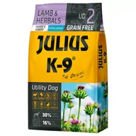 Sucha karma dla psów - JULIUS K-9 Puppy&Junior, jagnięcina i zioła - 10 kg - miniaturka - grafika 1