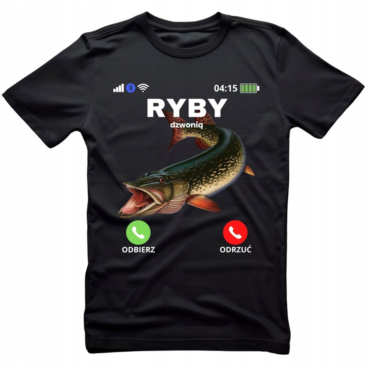 Koszulka Dla Taty Wędkarza Rybaka Wędkarstwo Fana Łowienia Ryb Ryby 40 50