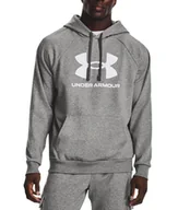 Bluzy męskie - Bluza męska Under Armour 1379758-025 - szara M - miniaturka - grafika 1