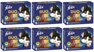 Mokra karma dla kotów - Purina Felix Duo Wiejskie Smaki w galaretce 72x85g 50108-uniw - miniaturka - grafika 1