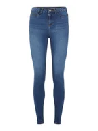 Spodenki damskie - Noisy may Dżinsy "Nmcallie" - Skinny fit - w kolorze niebieskim - miniaturka - grafika 1