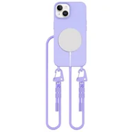 Etui i futerały do telefonów - Etui TECH-PROTECT MagNecklace MagSafe do Apple iPhone 14 Fioletowy - miniaturka - grafika 1