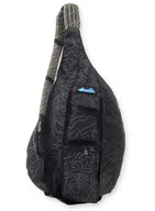 Plecaki szkolne i tornistry - Plecak na jedno ramię Kavu Rope Sling - black topo - miniaturka - grafika 1