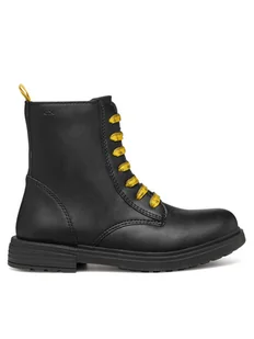 Geox Trapery Eclair J049QD 0003W C0054 S Czarny - Buty dla dziewczynek - miniaturka - grafika 1