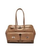 Torebki damskie - Gino Rossi Torebka EO-CLOVER-X10167 Beżowy - miniaturka - grafika 1