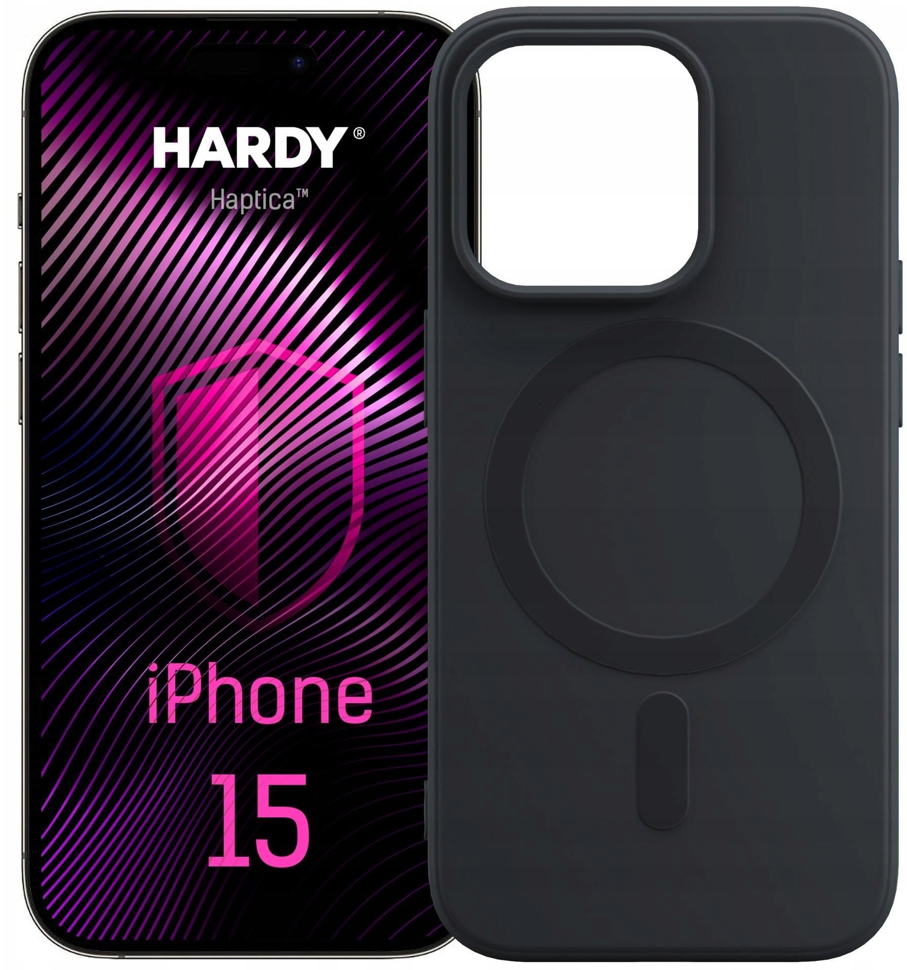 3MK Apple iPhone 15 - 3mk Hardy Haptica MagCase