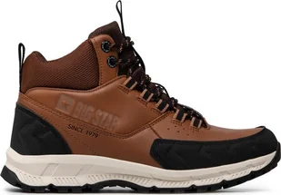 Buty trekkingowe męskie Big Star II174179 brązowe r. 44 - Buty trekkingowe męskie - miniaturka - grafika 1