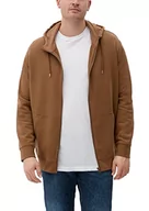 Bluzy męskie - s.Oliver Big Size Bluza męska 2124683, brązowa, 5XL - miniaturka - grafika 1