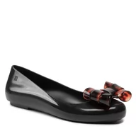 Baleriny - Melissa Baleriny Sweet Love III Ad 33264 Black/Tortoise 52812 - miniaturka - grafika 1