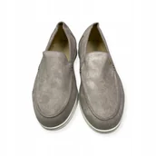 Mokasyny męskie - Mokasyny męskie zamszowe Old Money 43 - miniaturka - grafika 1